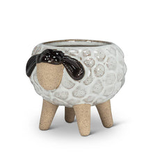 Load image into Gallery viewer, Lg Sheep on Legs Planter-3"H-869