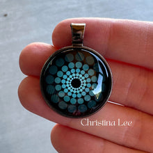 Load image into Gallery viewer, The Dot Shop Pendant Necklace (Teal)