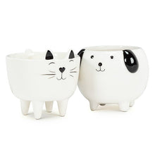 Load image into Gallery viewer, Small Cat on Legs Planter-3.5" H