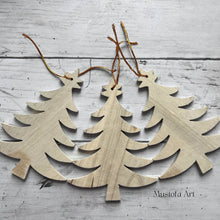 Load image into Gallery viewer, Unpainted Handmade Wooden Tree by Mustofa Art