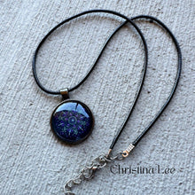 Load image into Gallery viewer, Purple Star Gazer Pendant Necklace