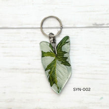 Load image into Gallery viewer, Syngonium Leaf Keychain Multiple Options