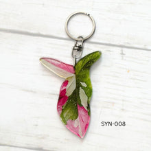 Load image into Gallery viewer, Syngonium Leaf Keychain Multiple Options