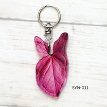 Load image into Gallery viewer, Syngonium Leaf Keychain Multiple Options