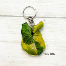 Load image into Gallery viewer, Syngonium Leaf Keychain Multiple Options