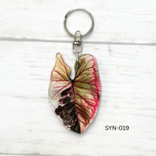 Load image into Gallery viewer, Syngonium Leaf Keychain Multiple Options