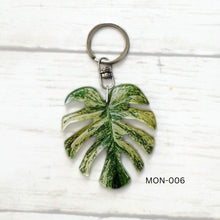 Load image into Gallery viewer, Monstera Leaf Keychain Multiple Options