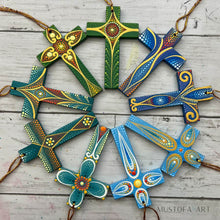 Load image into Gallery viewer, Small Unpainted Handmade Wooden Crosses by Mustofa Art