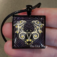 Load image into Gallery viewer, Bat (Sonar) Pendant Necklace Square