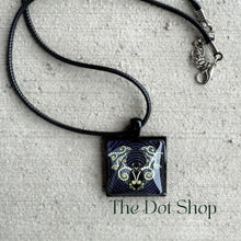 Load image into Gallery viewer, Bat (Sonar) Pendant Necklace Square