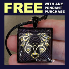 Load image into Gallery viewer, Bat (Sonar) Pendant Necklace Square