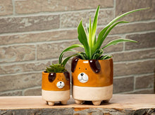 Load image into Gallery viewer, Sm Dog on Legs Planter-3.5" H