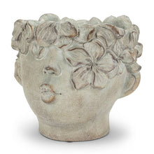 Load image into Gallery viewer, Lg Kissing Face Planter-11"H-463