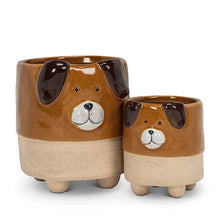 Load image into Gallery viewer, Sm Dog on Legs Planter-3.5" H