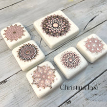 Load image into Gallery viewer, Vintage Valentine Santorini Marble Squares