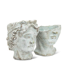 Load image into Gallery viewer, Half Male Face Planter-7&quot;H-429
