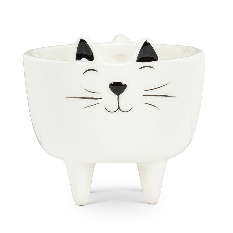 Small Cat on Legs Planter-3.5