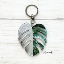Load image into Gallery viewer, Monstera Leaf Keychain Multiple Options
