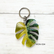 Load image into Gallery viewer, Monstera Leaf Keychain Multiple Options
