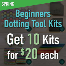 Load image into Gallery viewer, 10 x $20: Spring Beginners Dotting Tool Kits
