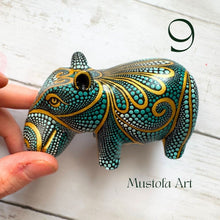Load image into Gallery viewer, House Hippo Hand Carved and Painted By Mustofa Art
