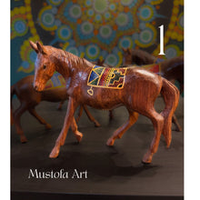 Load image into Gallery viewer, Mustofa Hand Carved Horse Multiple Options
