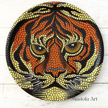 Load image into Gallery viewer, Beautiful Wooden Plate Hand Painted by Mustofa Art *Multiple Options
