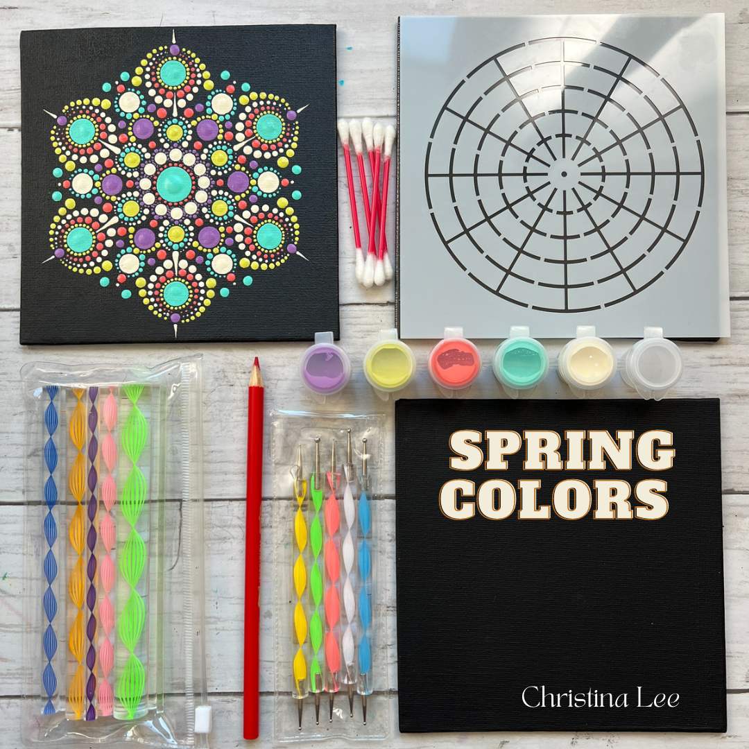Spring Beginners Dotting Tool Kit by The Dot Shop Gallery - Spring Colors