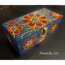Load image into Gallery viewer, Small Trinket Box Hand Carved/Painted by Mustofa Art
