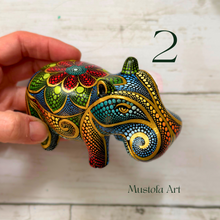 Load image into Gallery viewer, House Hippo Hand Carved and Painted By Mustofa Art
