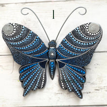 Load image into Gallery viewer, Mini Magical Butterfly Hand carved and Dot Painted by Mustofa Art Various Options
