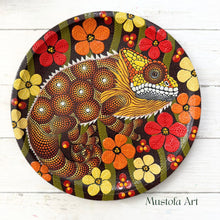 Load image into Gallery viewer, Beautiful Wooden Plate Hand Painted by Mustofa Art *Multiple Options
