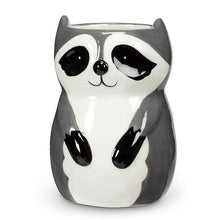 Load image into Gallery viewer, Sitting Raccoon Planter/Vase-4&quot;H
