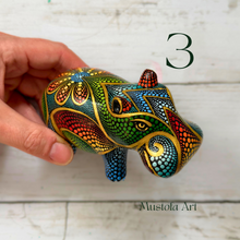 Load image into Gallery viewer, House Hippo Hand Carved and Painted By Mustofa Art
