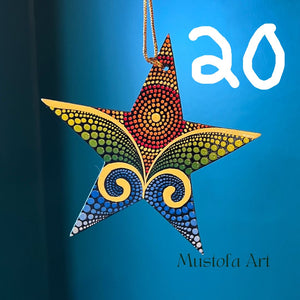 Mustofa's Christmas Star Ornament Collection Multiple Options