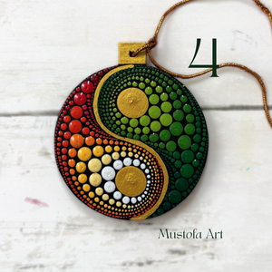 Mustofa's Round Christmas Ornament Collection Multiple Options