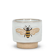 Load image into Gallery viewer, Sm Single Emboss Bee Planter-3&quot;H
