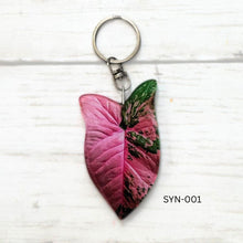 Load image into Gallery viewer, Syngonium Leaf Keychain Multiple Options
