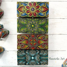 Load image into Gallery viewer, Small Trinket Box Hand Carved/Painted by Mustofa Art
