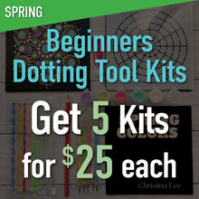 Load image into Gallery viewer, 5 x $25: Spring Beginners Dotting Tool Kits
