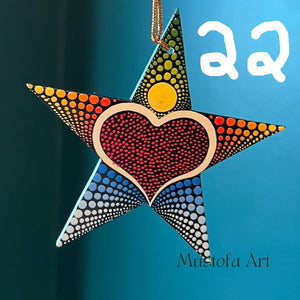 Mustofa's Christmas Star Ornament Collection Multiple Options