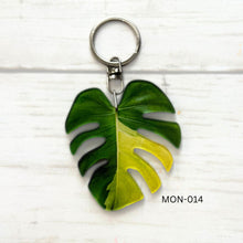 Load image into Gallery viewer, Monstera Leaf Keychain Multiple Options
