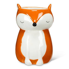 Load image into Gallery viewer, Sitting Fox Planter/Vase-4&quot;H
