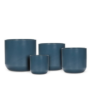 Md Classic Planter-Dk Blu-5" H