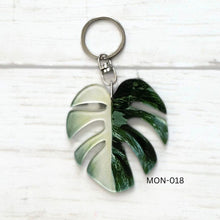 Load image into Gallery viewer, Monstera Leaf Keychain Multiple Options
