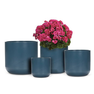 Md Classic Planter-Dk Blu-5" H
