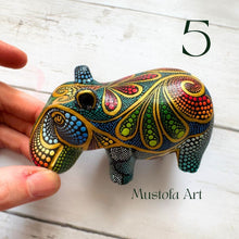 Load image into Gallery viewer, House Hippo Hand Carved and Painted By Mustofa Art
