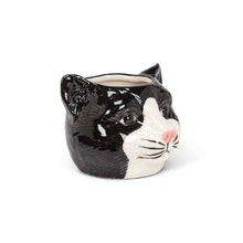 Load image into Gallery viewer, Small Black Cat Planter-2.5&quot;H
