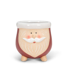 Load image into Gallery viewer, Small Santa Planter on Legs-3&quot;H
