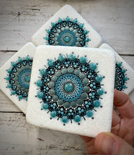 Load image into Gallery viewer, Santorini marble Blue 3"
